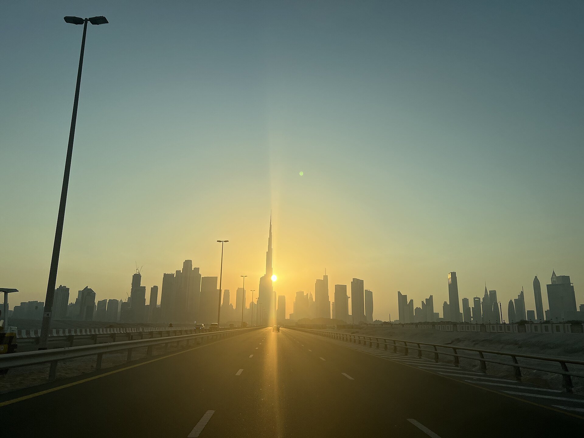 Burj Khalifa Dubai, UAE at Sunset 001 by Eric Chamchoum