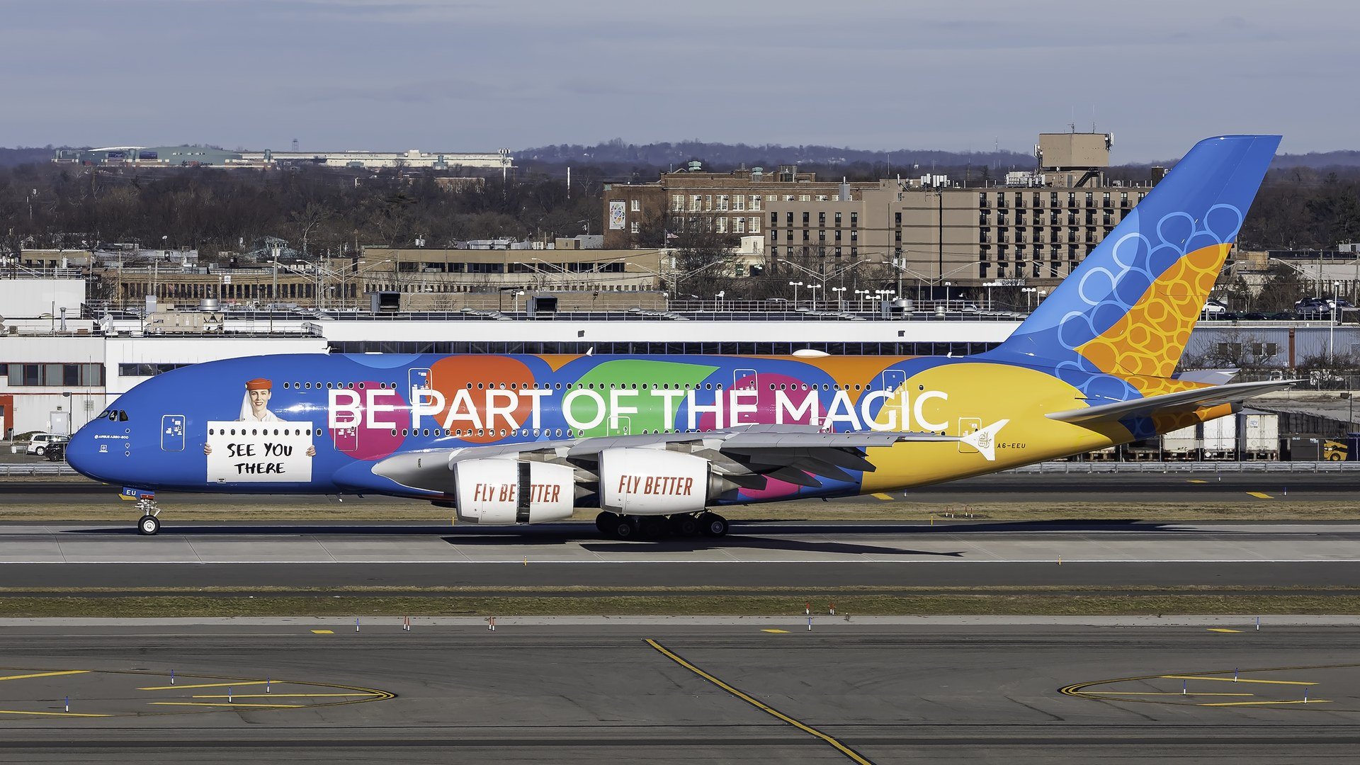 Emirates A380-861 A6-EEU With Special "Destination Dubai" Livery