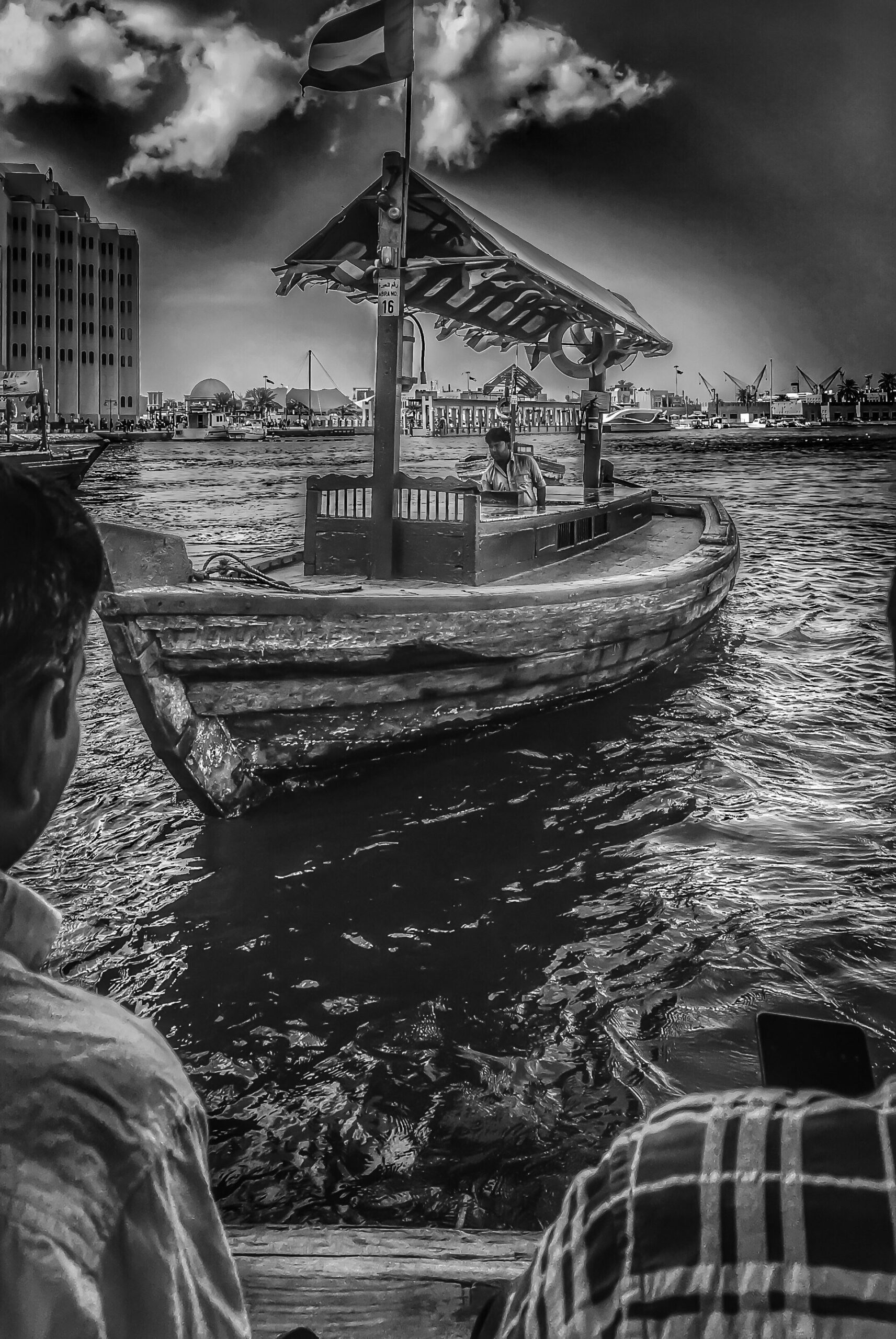 Abra at Dubai Creek, Old Dubai, United Arab Emirates.
