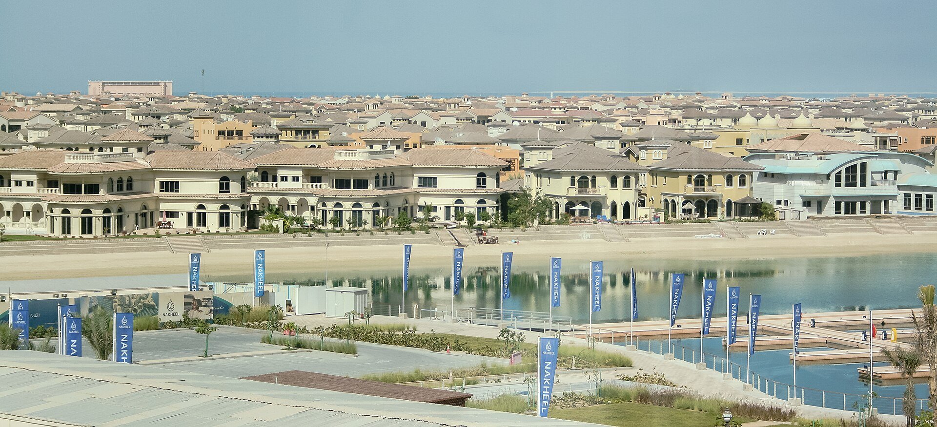 Villas on the Palm Jumeirah, Dubai, United Arab Emirates