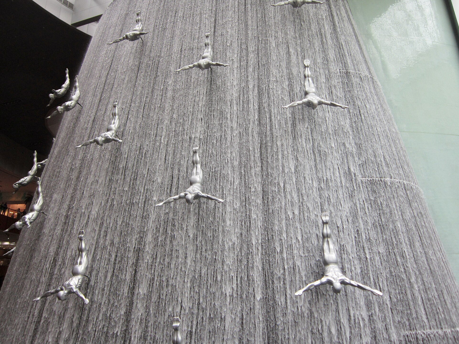 Water Fountain at The Dubai Mall (Ank Kumar, Infosys), Dubai, United Arab Emirates.