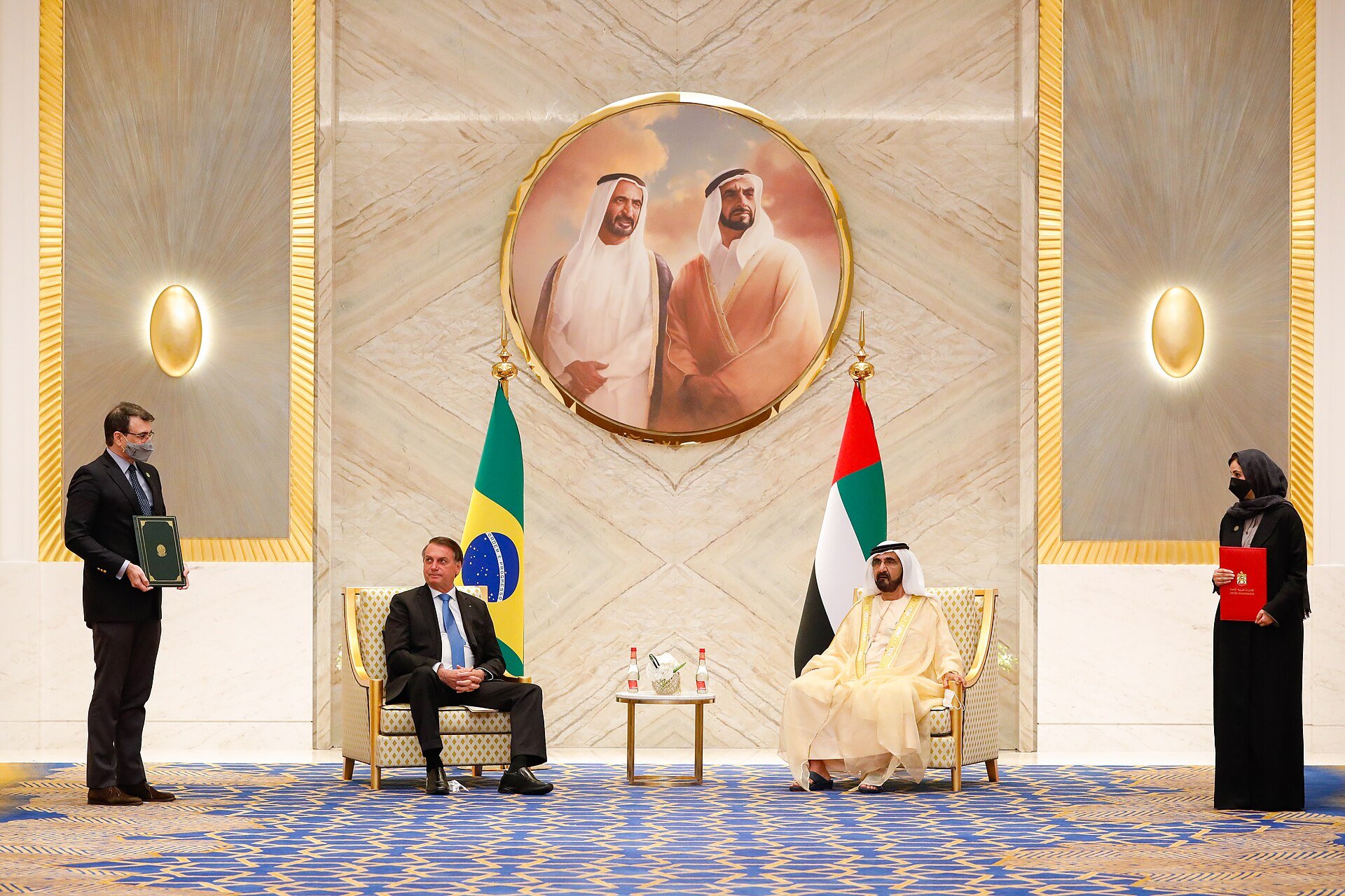 (Dubai - EAU, 13/11/2021) Reunião Bilateral com o Emir de Dubai, Mohammed bin Rashid Al Maktoum. Foto: Alan Santos/PR