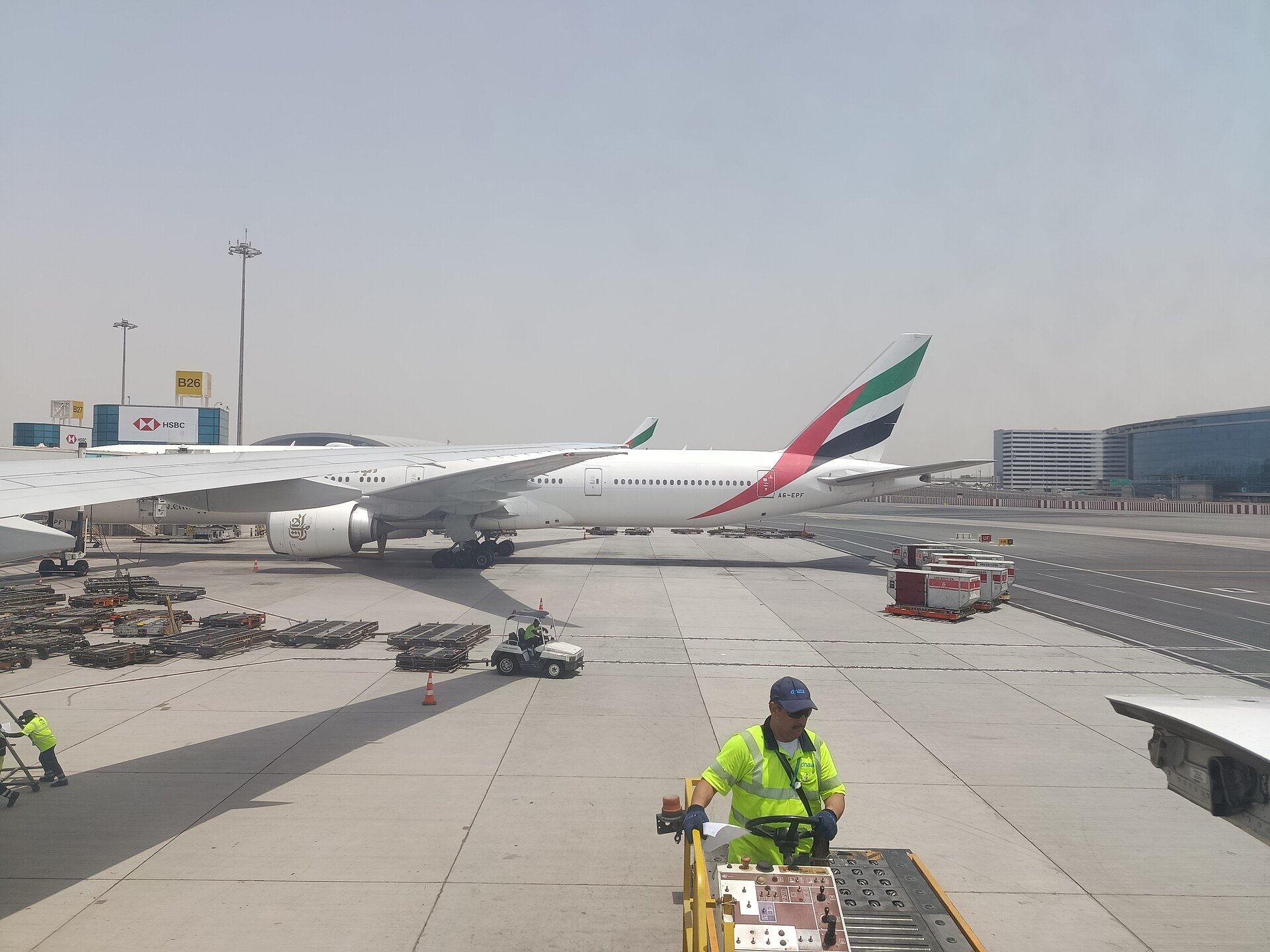 Aircrafts at Dubai International Airport